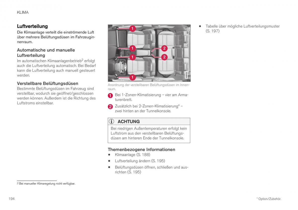 Volvo XC40 Handbuch / page 196