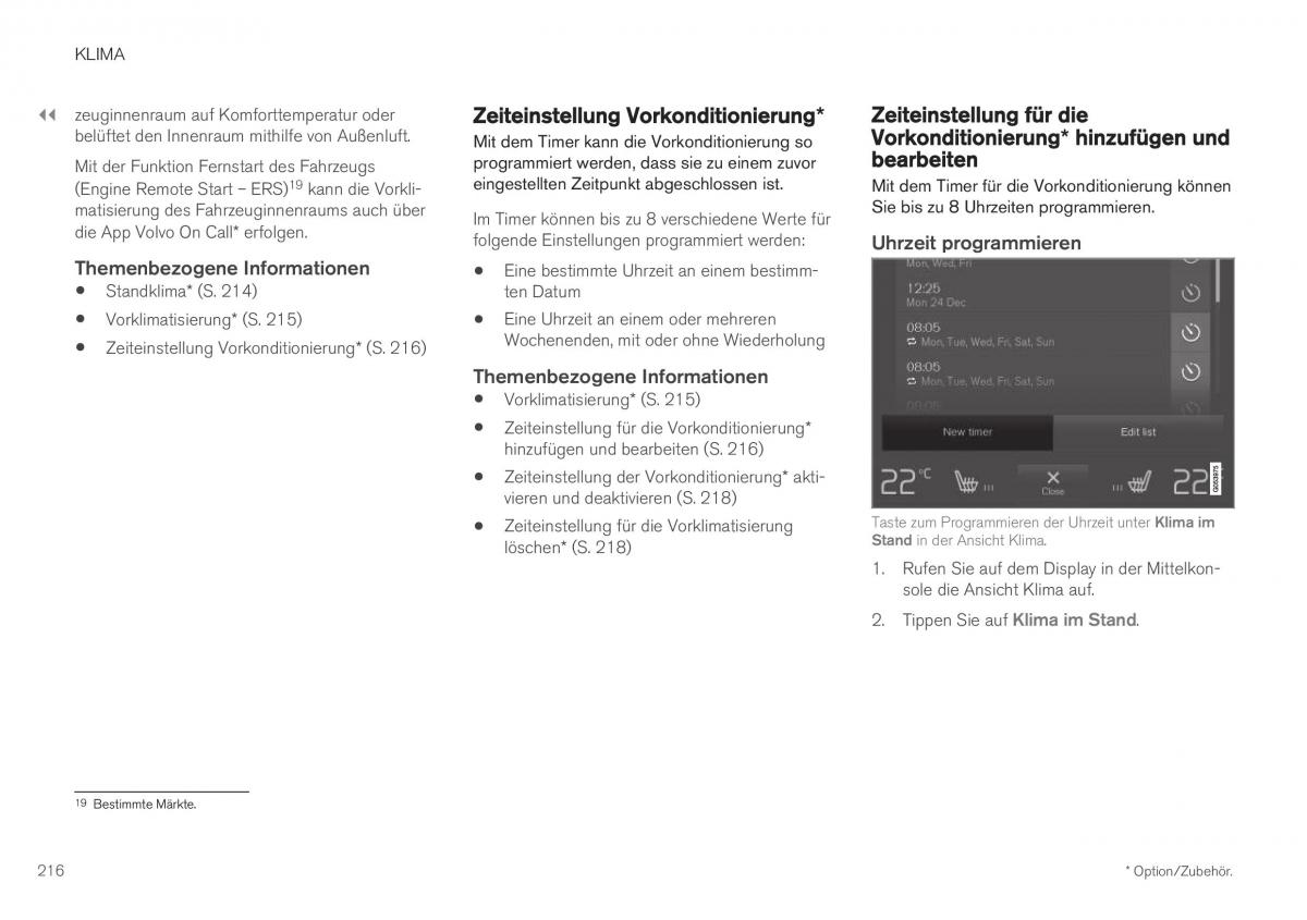 Volvo XC40 Handbuch / page 218