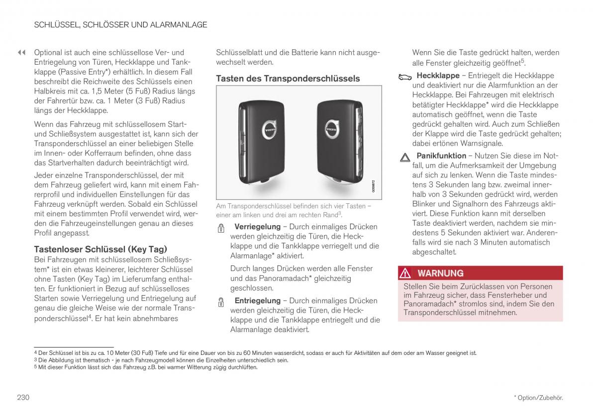 Volvo XC40 Handbuch / page 232