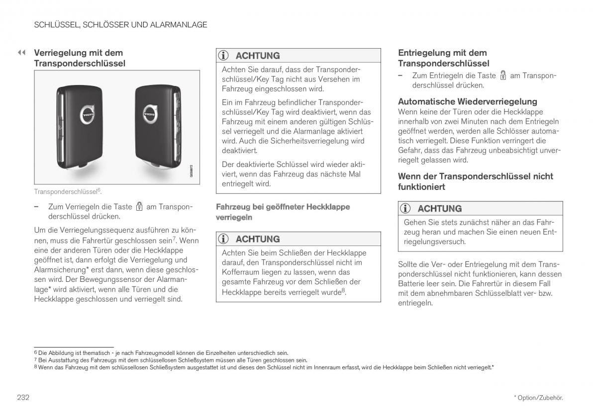 Volvo XC40 Handbuch / page 234