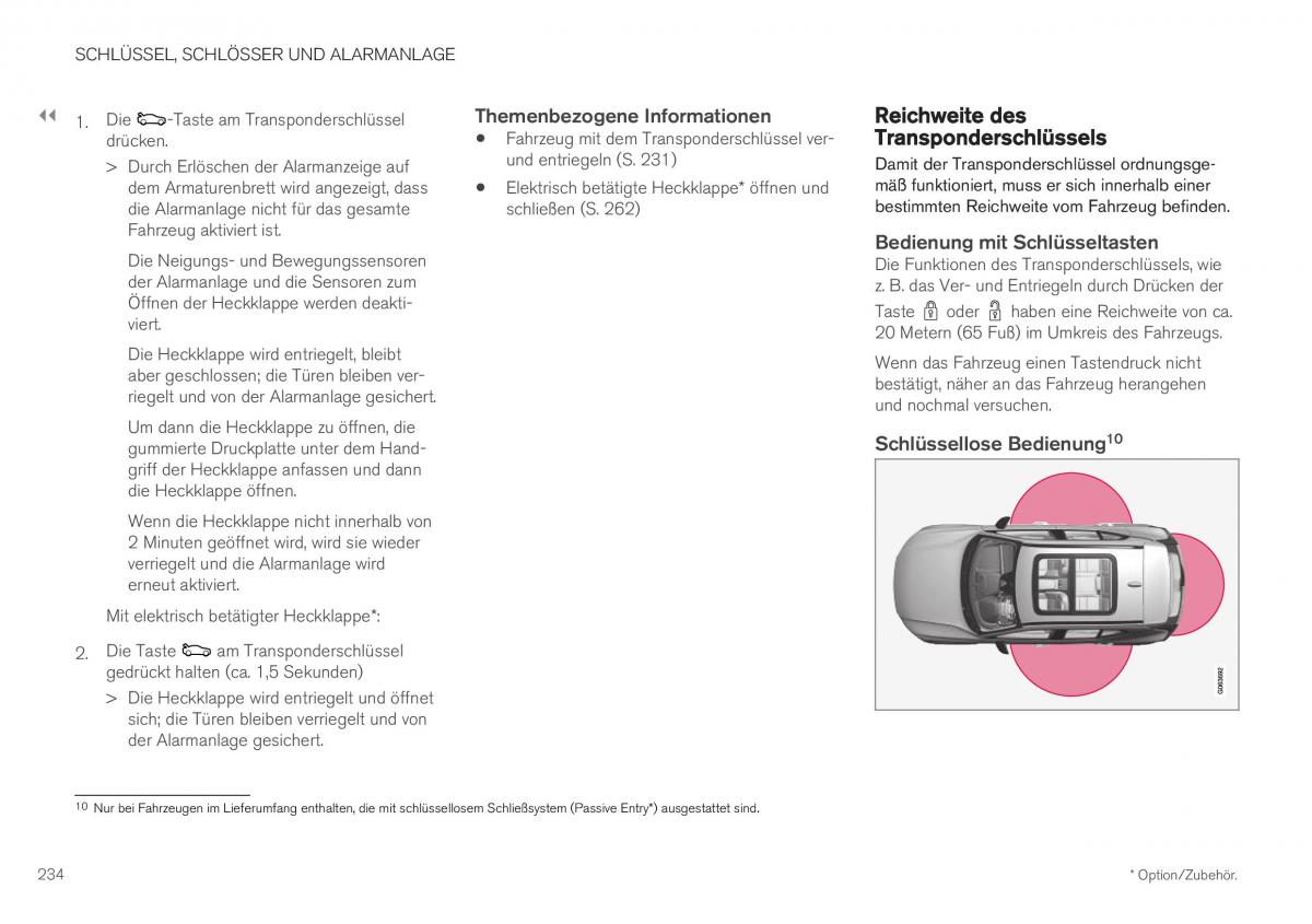 Volvo XC40 Handbuch / page 236