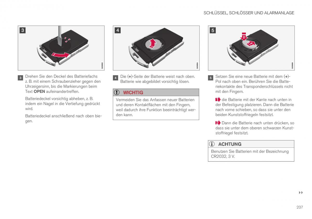 Volvo XC40 Handbuch / page 239