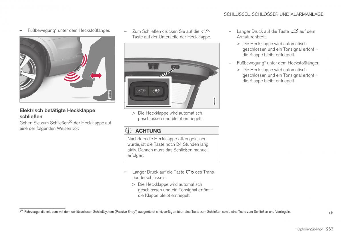 Volvo XC40 Handbuch / page 265