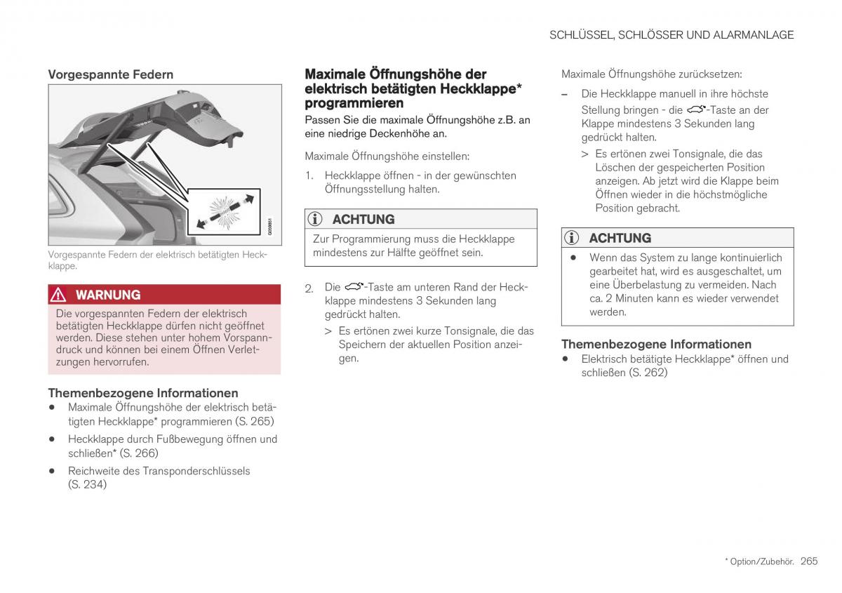 Volvo XC40 Handbuch / page 267