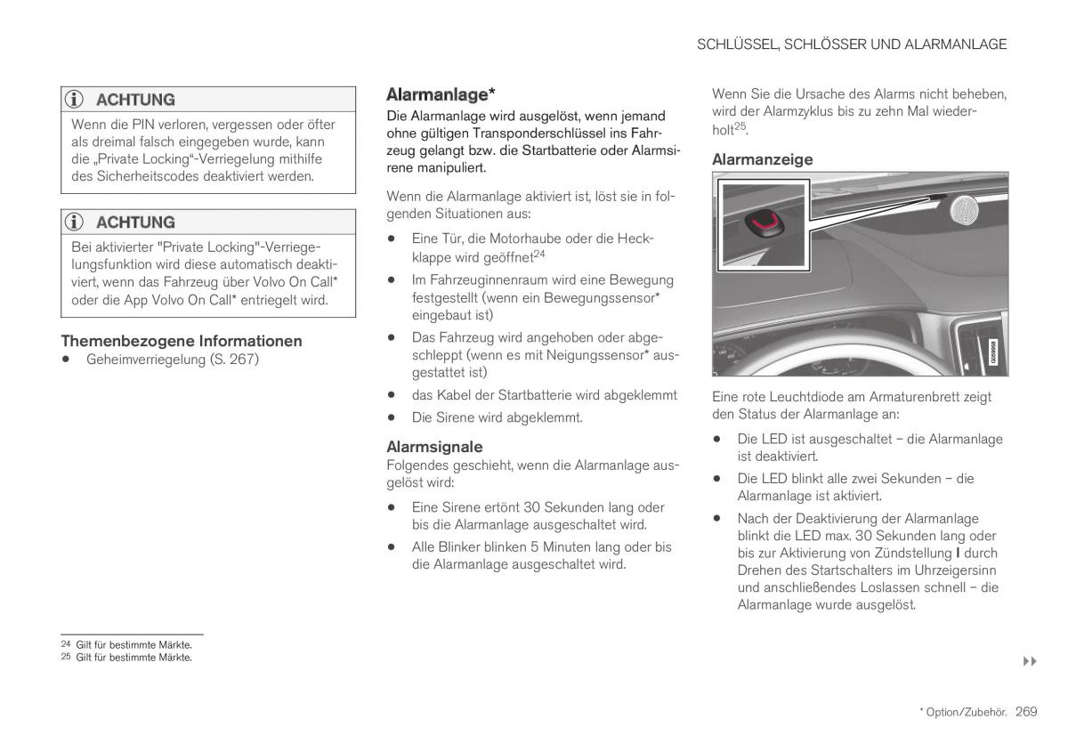 Volvo XC40 Handbuch / page 271