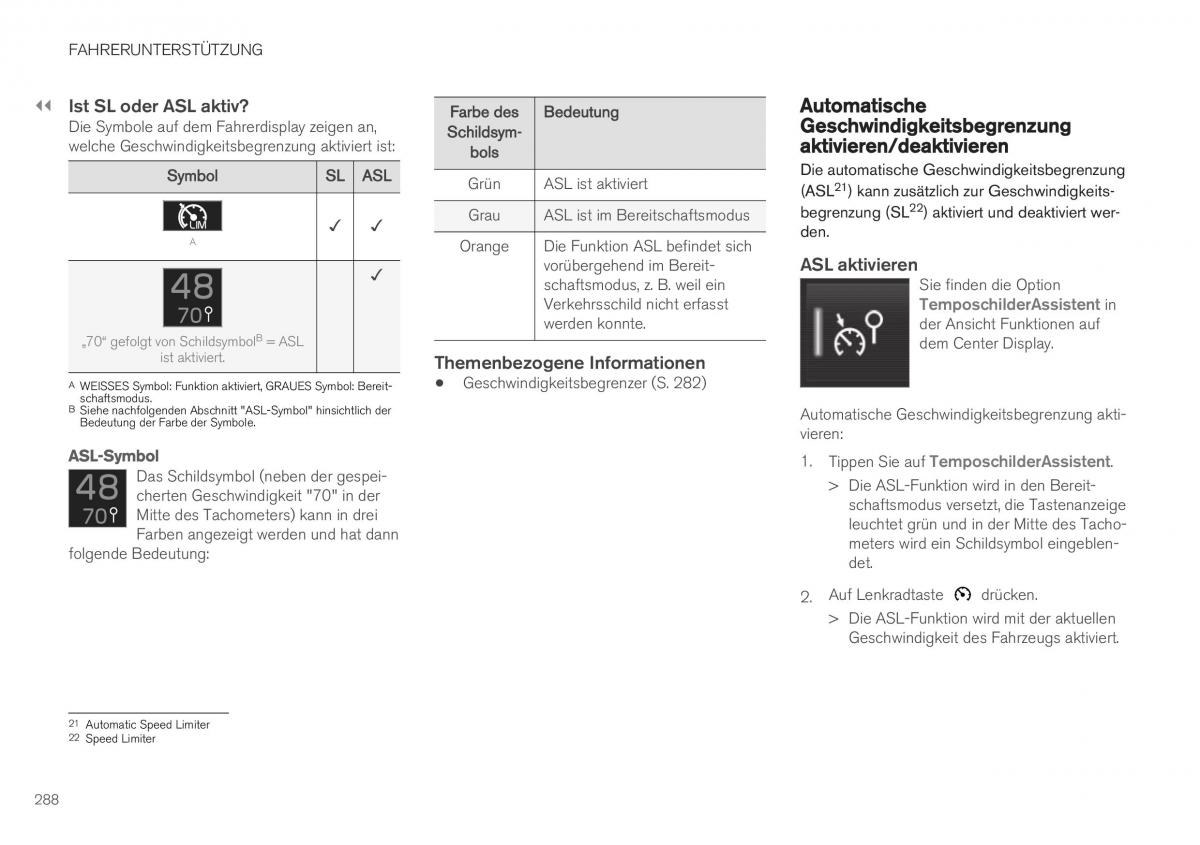 Volvo XC40 Handbuch / page 290