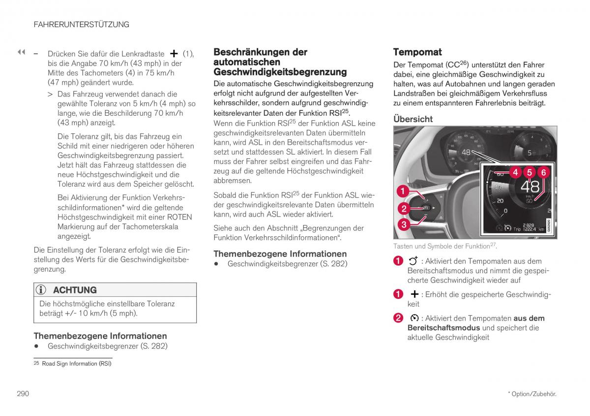 Volvo XC40 Handbuch / page 292