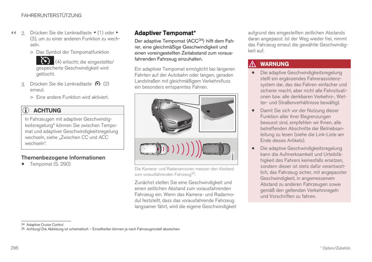 Volvo XC40 Handbuch / page 298