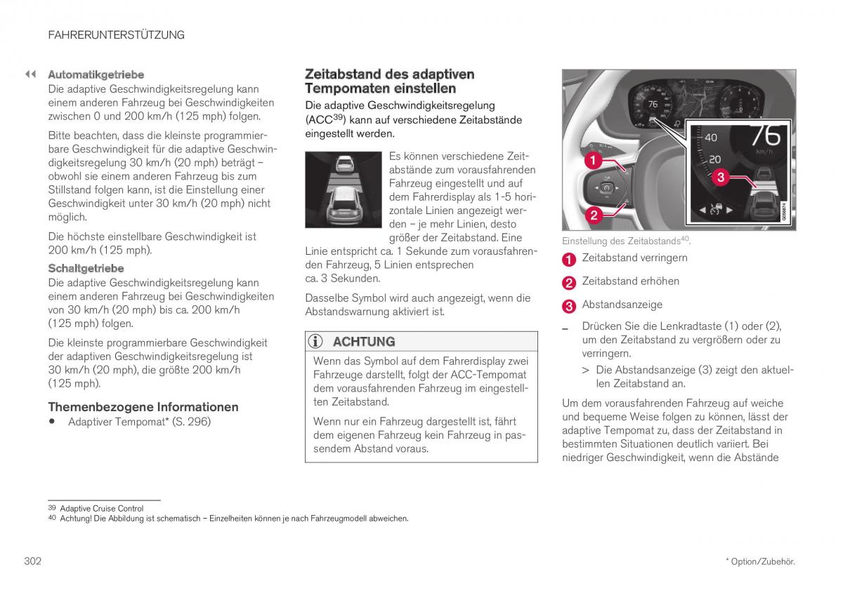 Volvo XC40 Handbuch / page 304