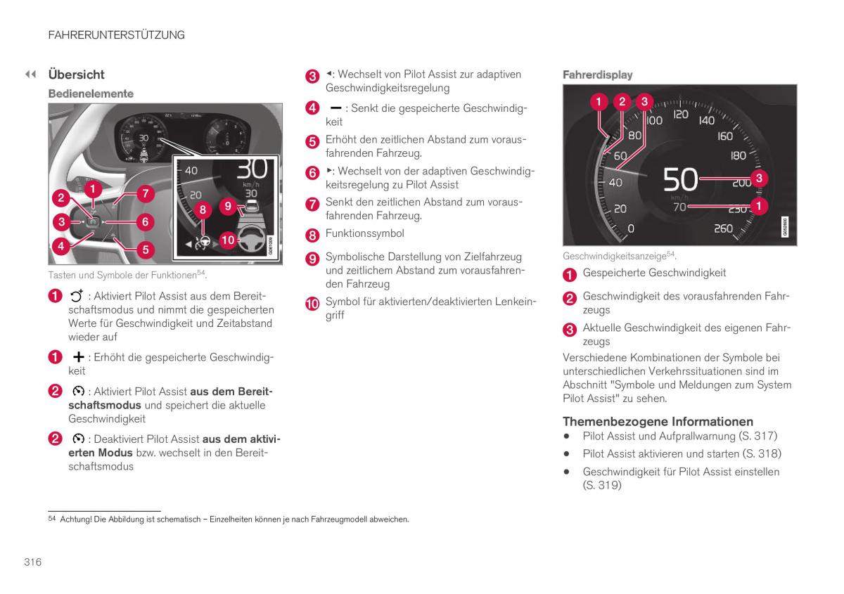 Volvo XC40 Handbuch / page 318