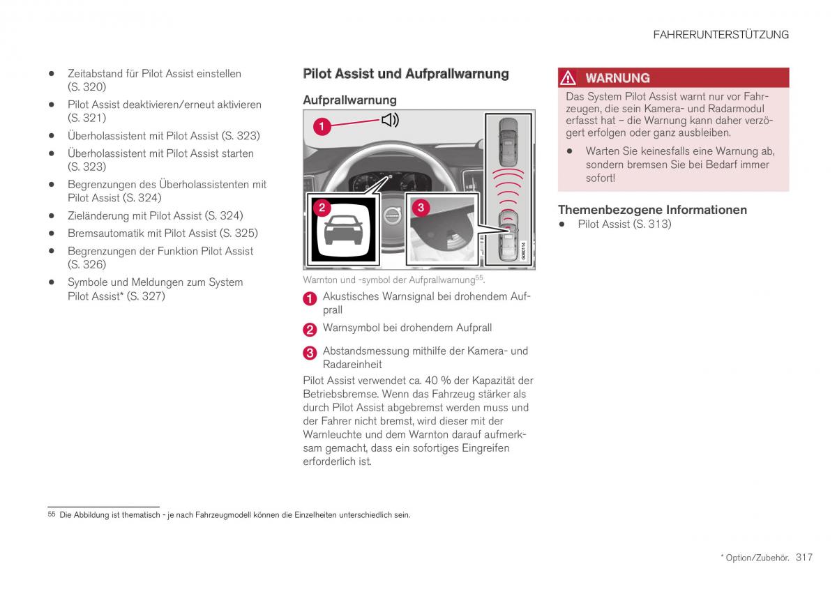 Volvo XC40 Handbuch / page 319