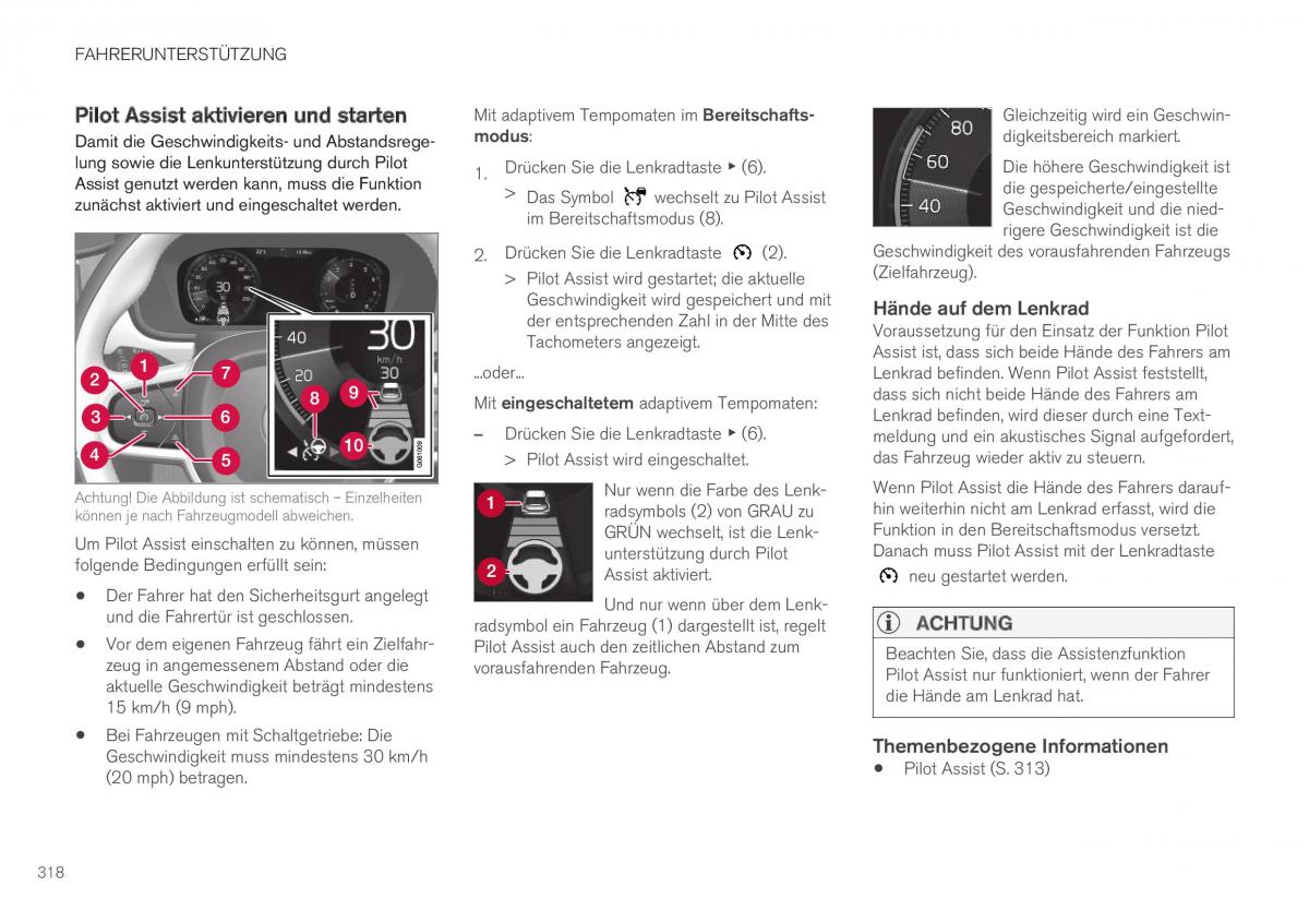 Volvo XC40 Handbuch / page 320