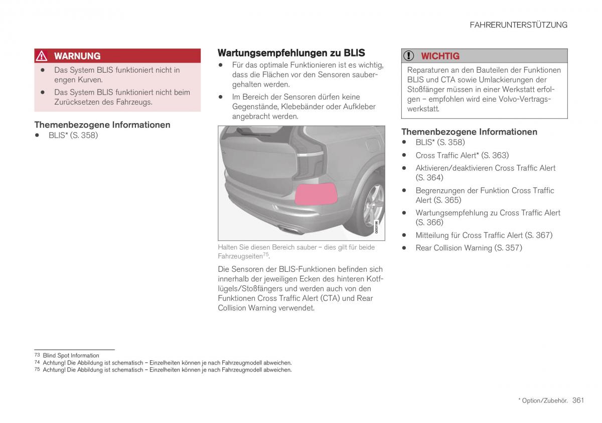 Volvo XC40 Handbuch / page 363