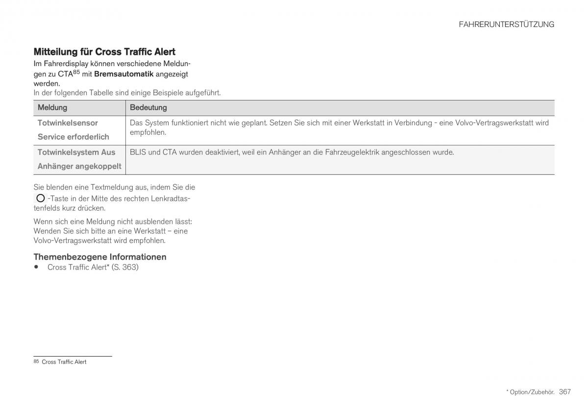 Volvo XC40 Handbuch / page 369