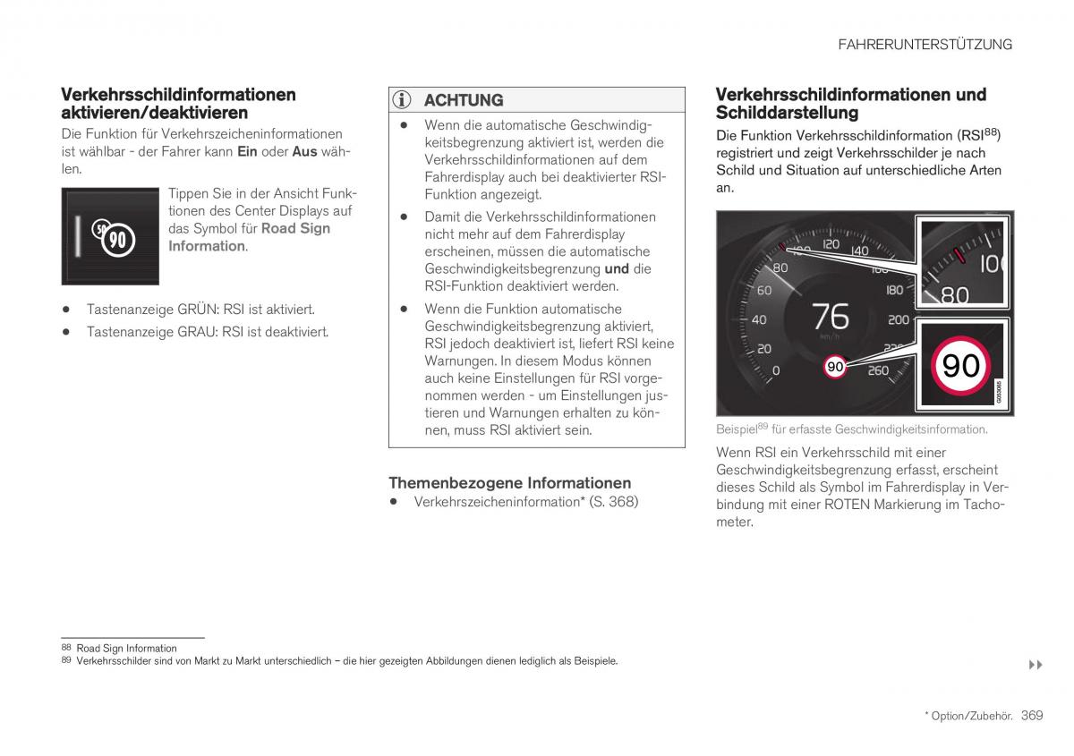 Volvo XC40 Handbuch / page 371