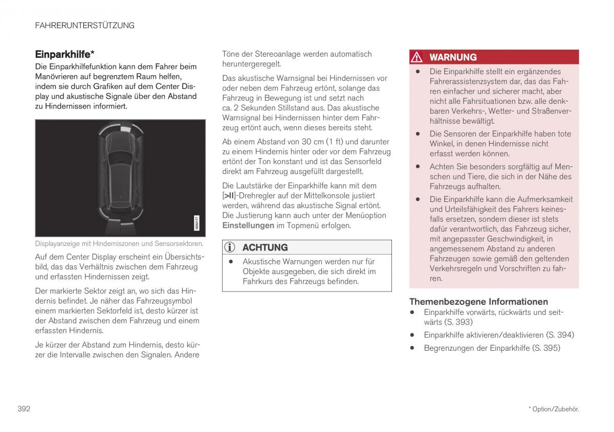 Volvo XC40 Handbuch / page 394