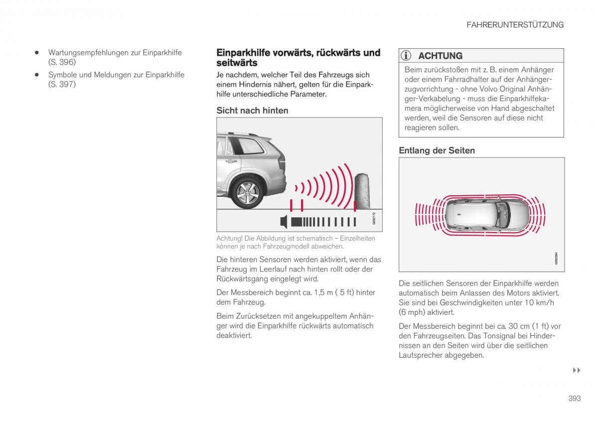 Volvo XC40 Handbuch / page 395