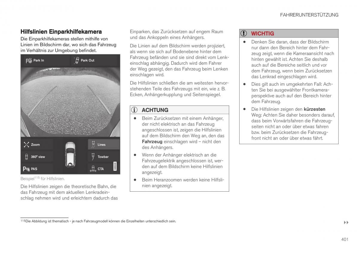 Volvo XC40 Handbuch / page 403