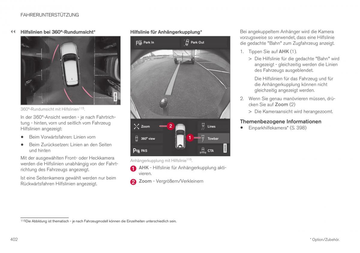 Volvo XC40 Handbuch / page 404