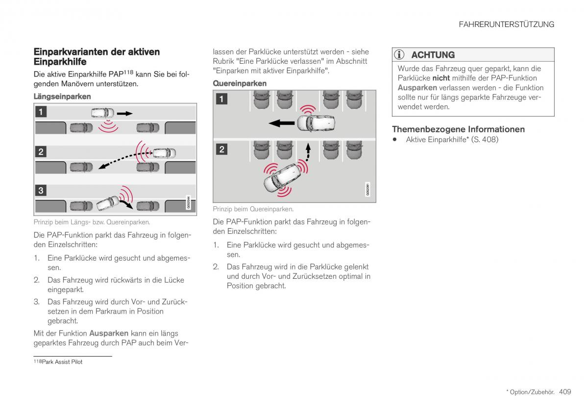 Volvo XC40 Handbuch / page 411