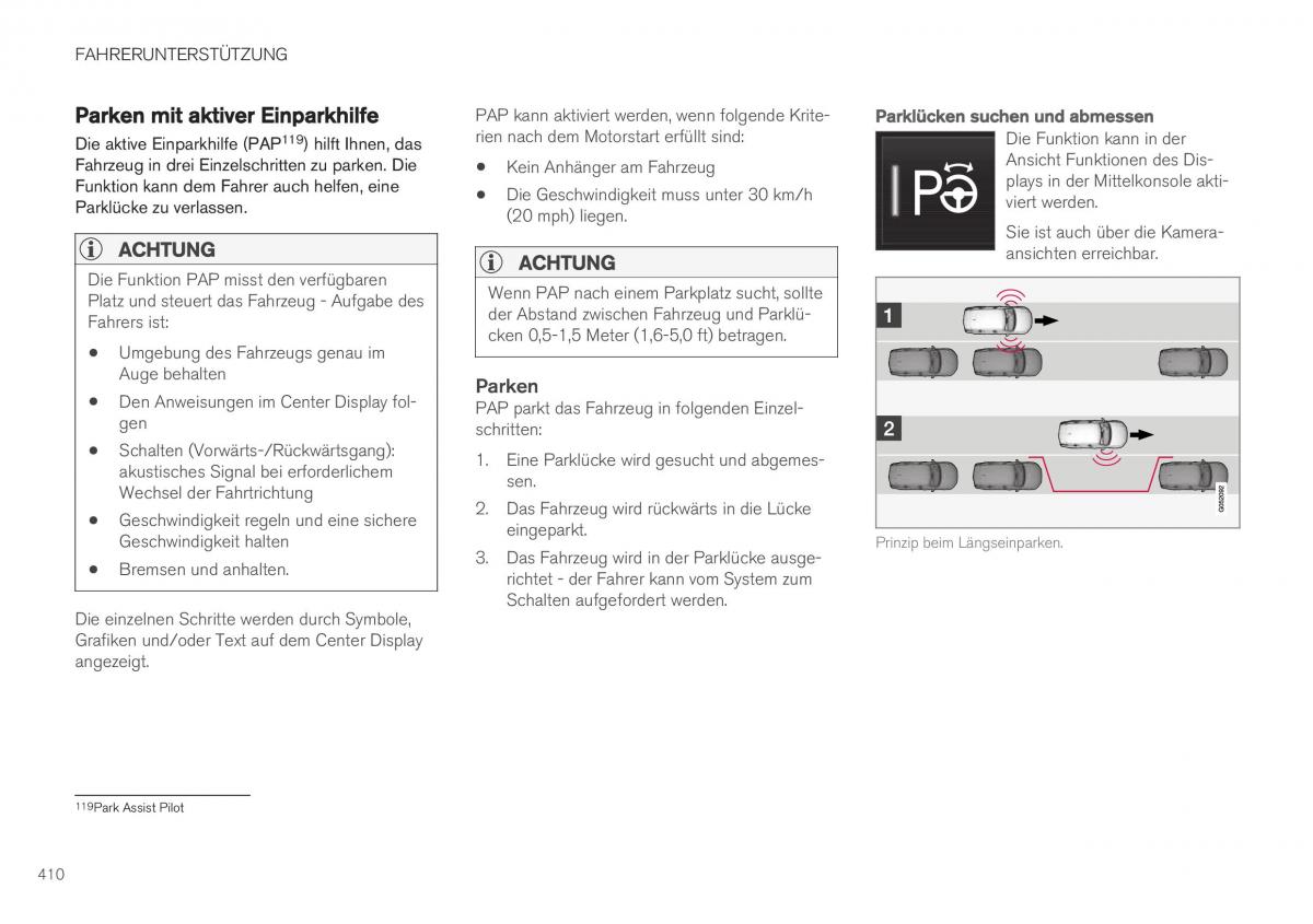 Volvo XC40 Handbuch / page 412