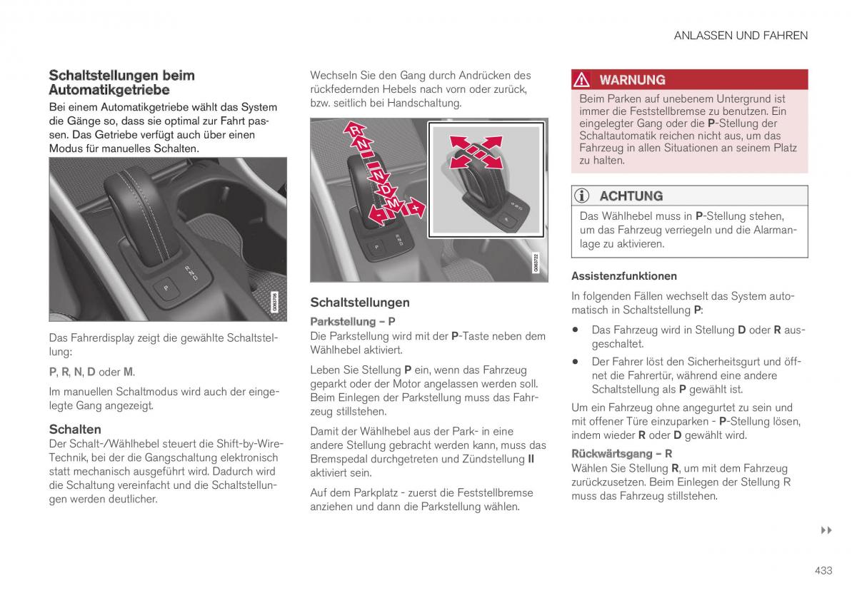 Volvo XC40 Handbuch / page 435