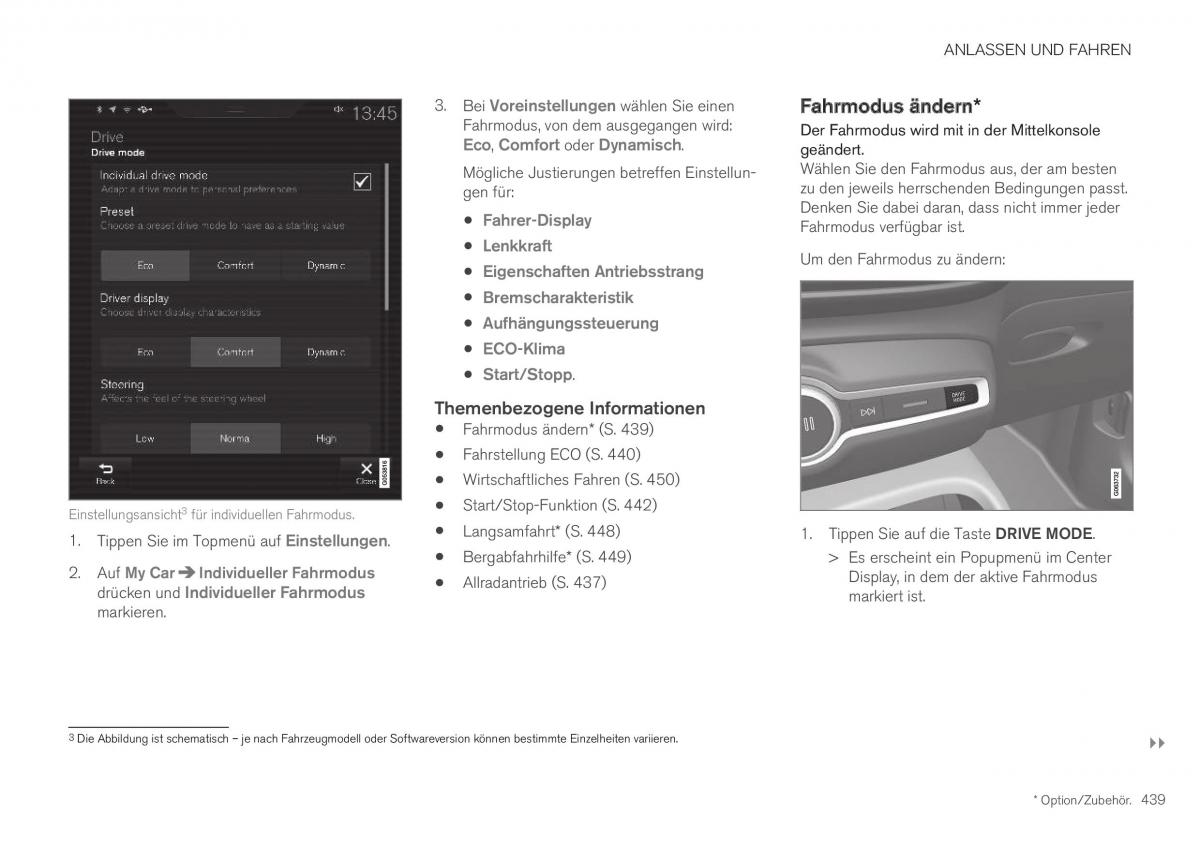 Volvo XC40 Handbuch / page 441