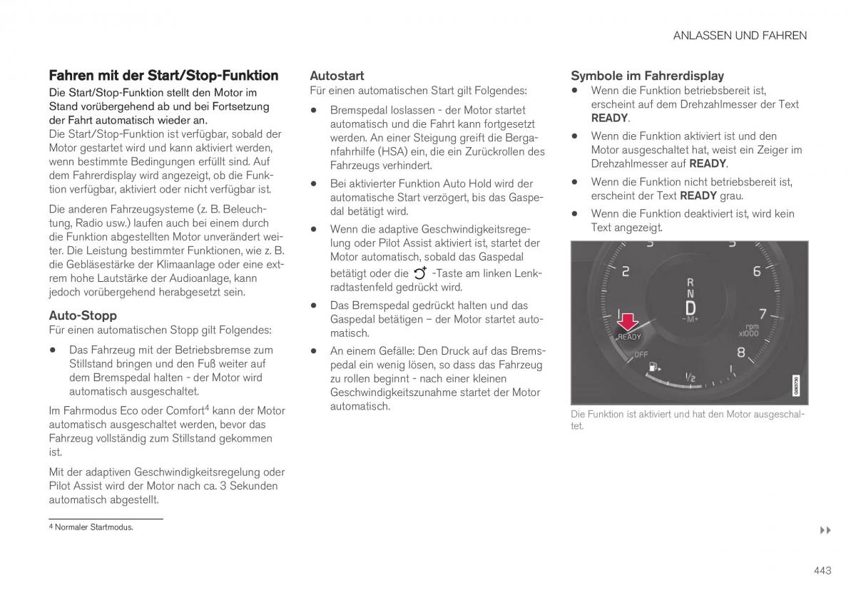 Volvo XC40 Handbuch / page 445