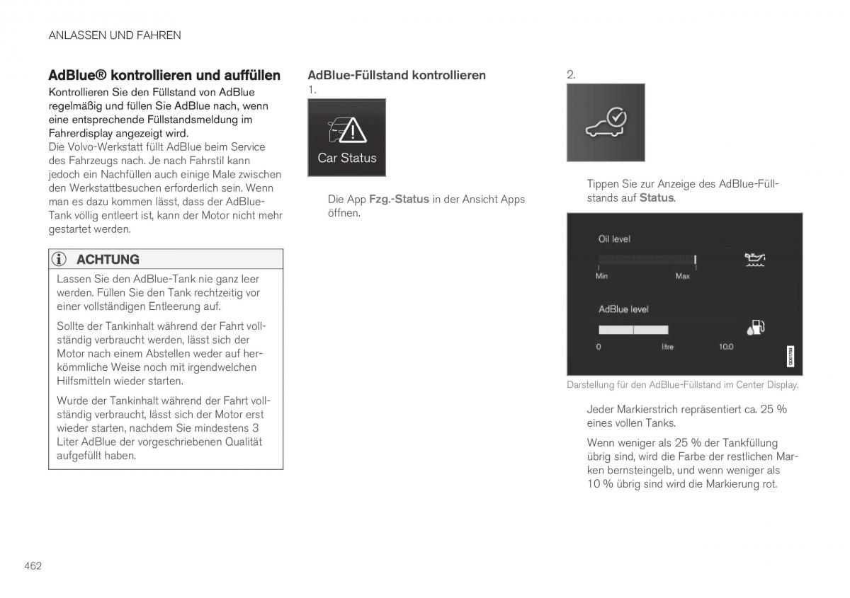 Volvo XC40 Handbuch / page 464