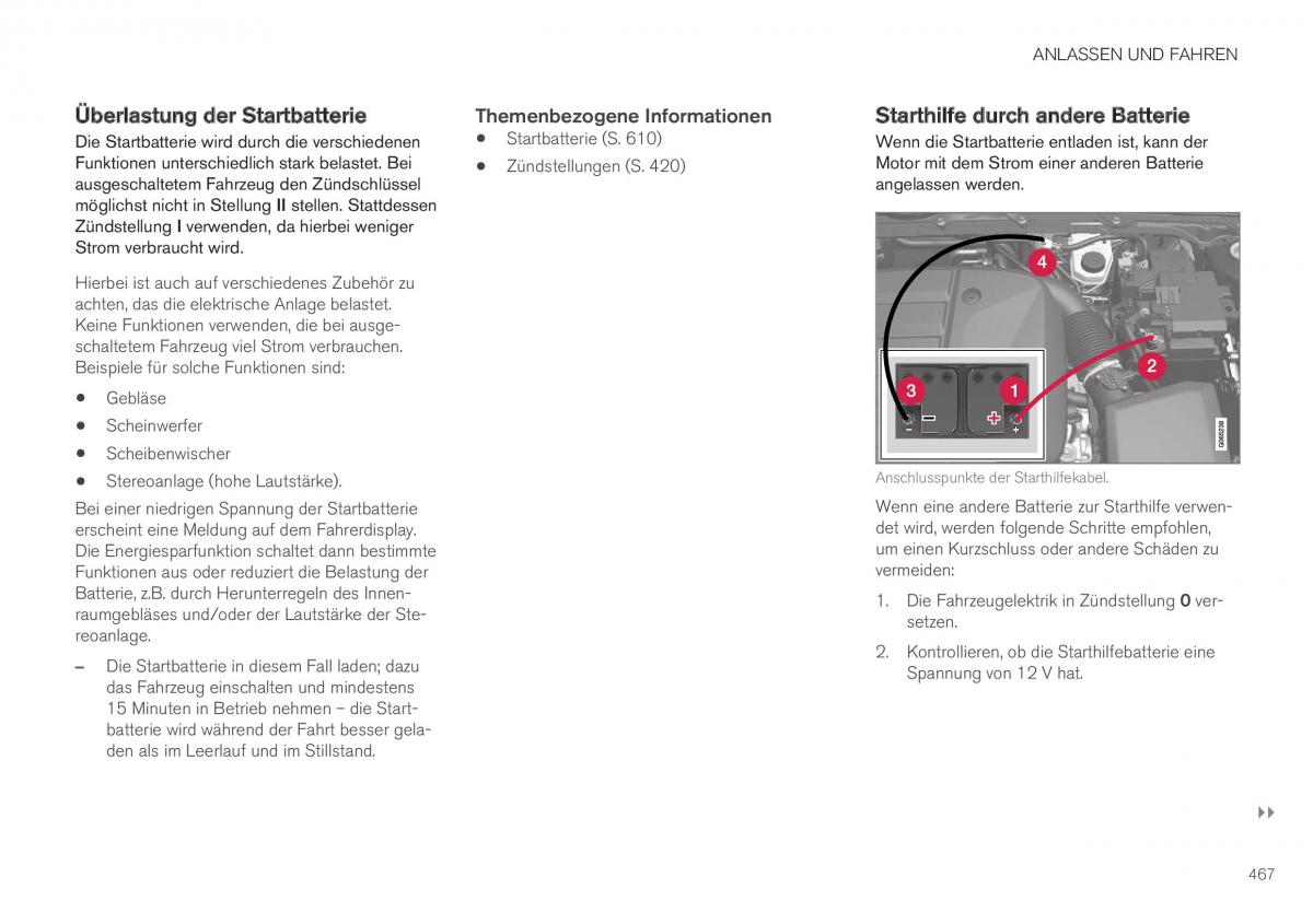 Volvo XC40 Handbuch / page 469