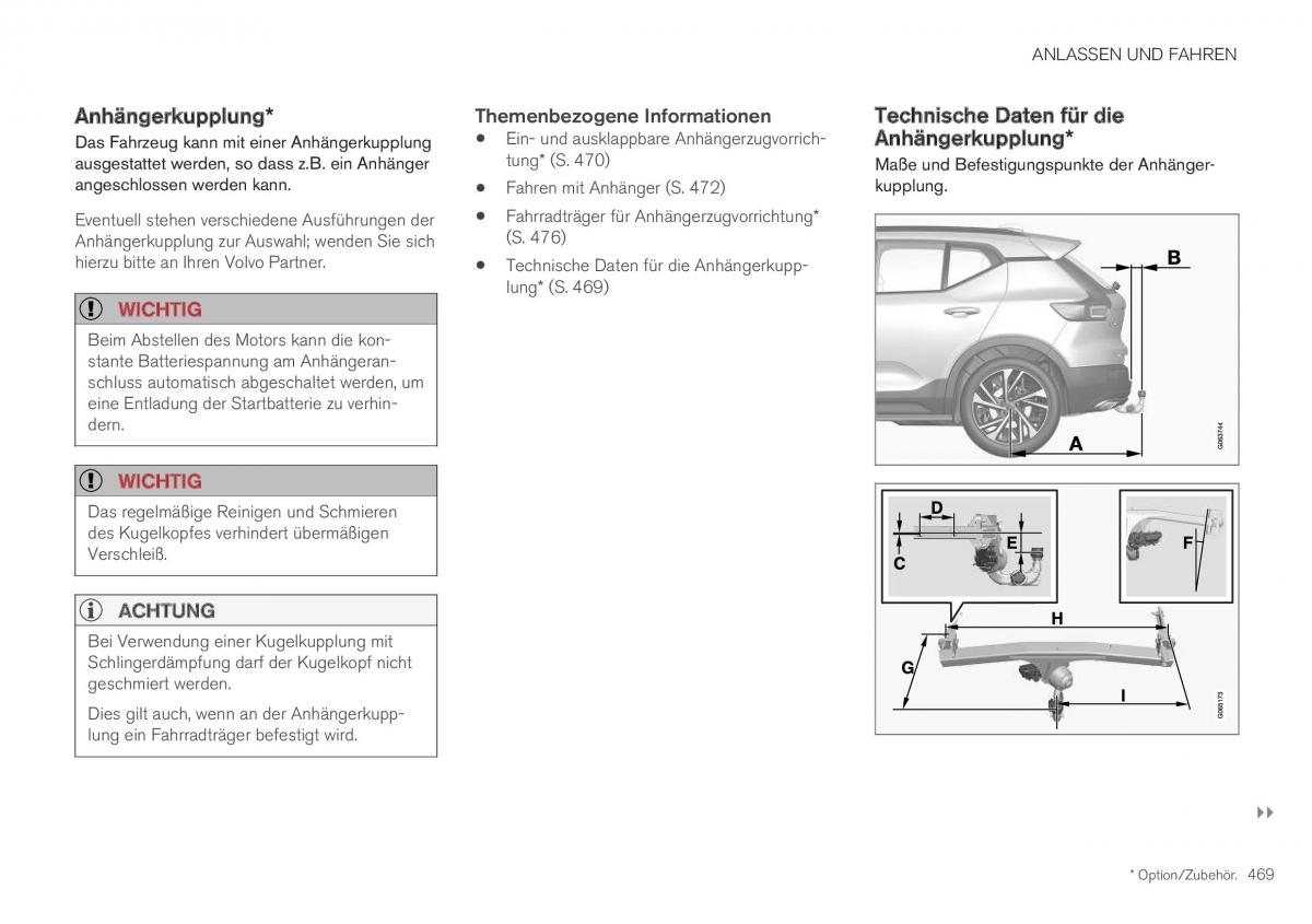 Volvo XC40 Handbuch / page 471