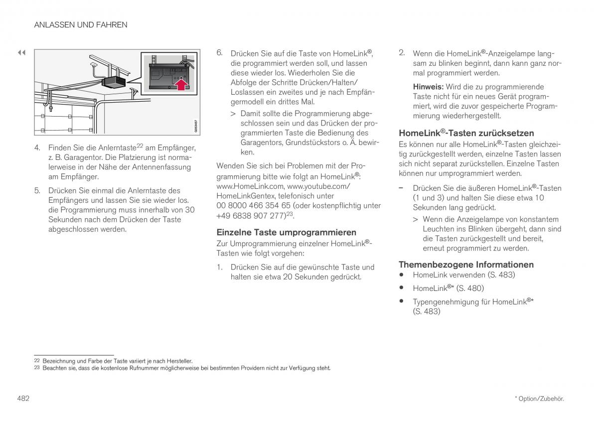 Volvo XC40 Handbuch / page 484