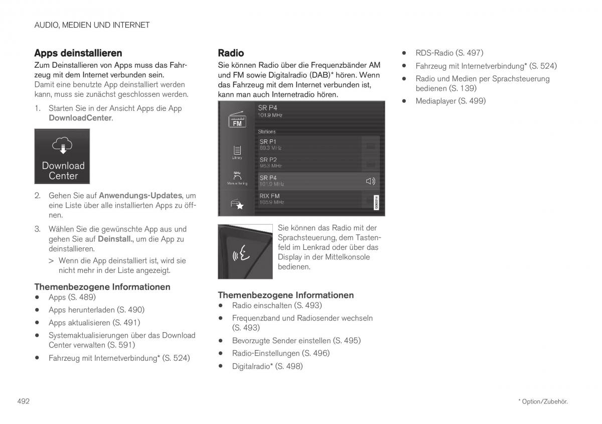 Volvo XC40 Handbuch / page 494