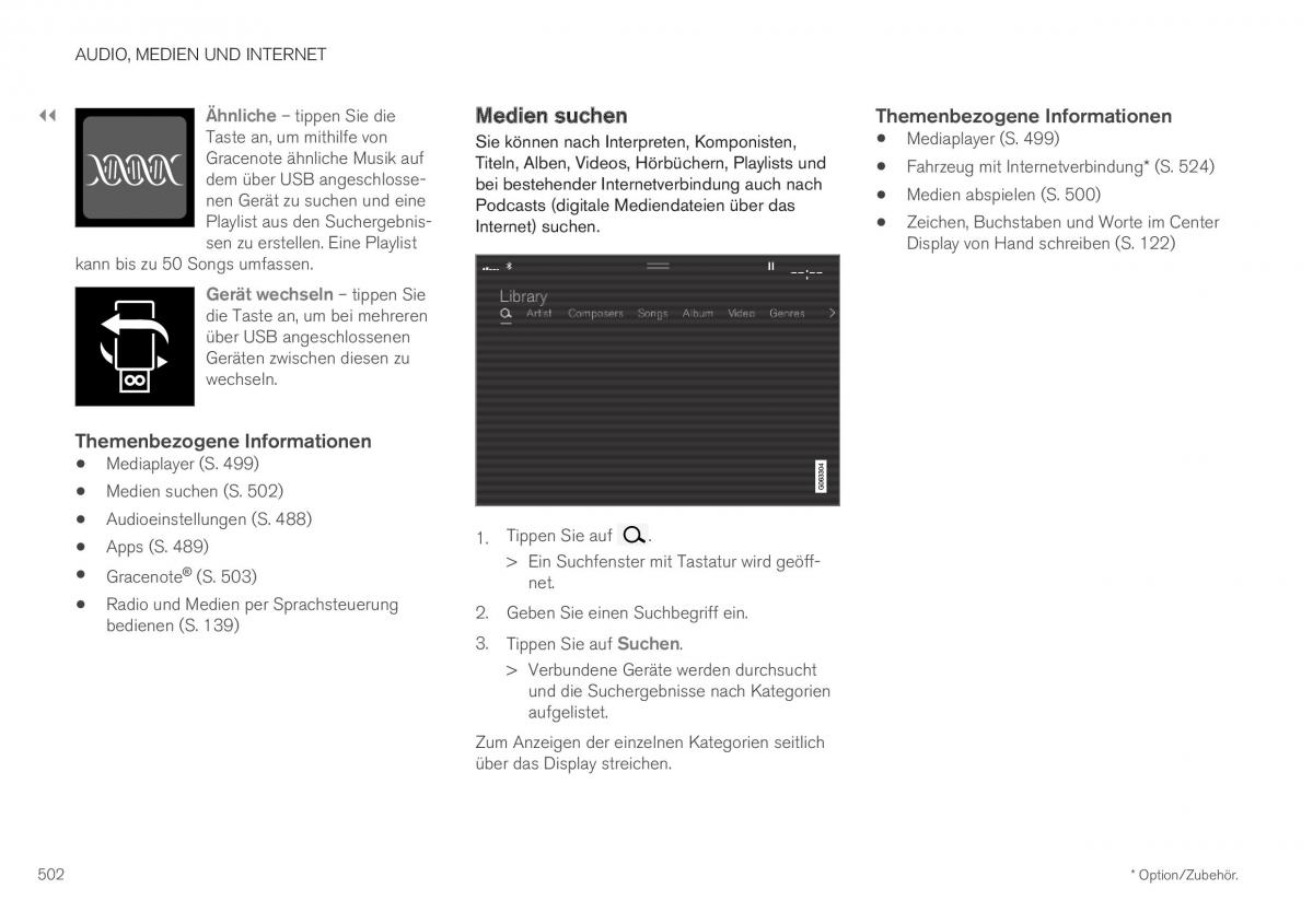 Volvo XC40 Handbuch / page 504