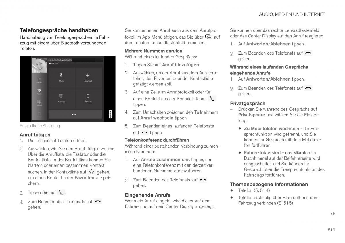 Volvo XC40 Handbuch / page 521