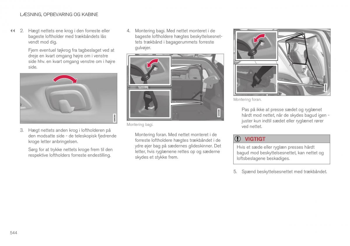 Volvo XC40 Bilens instruktionsbog / page 546