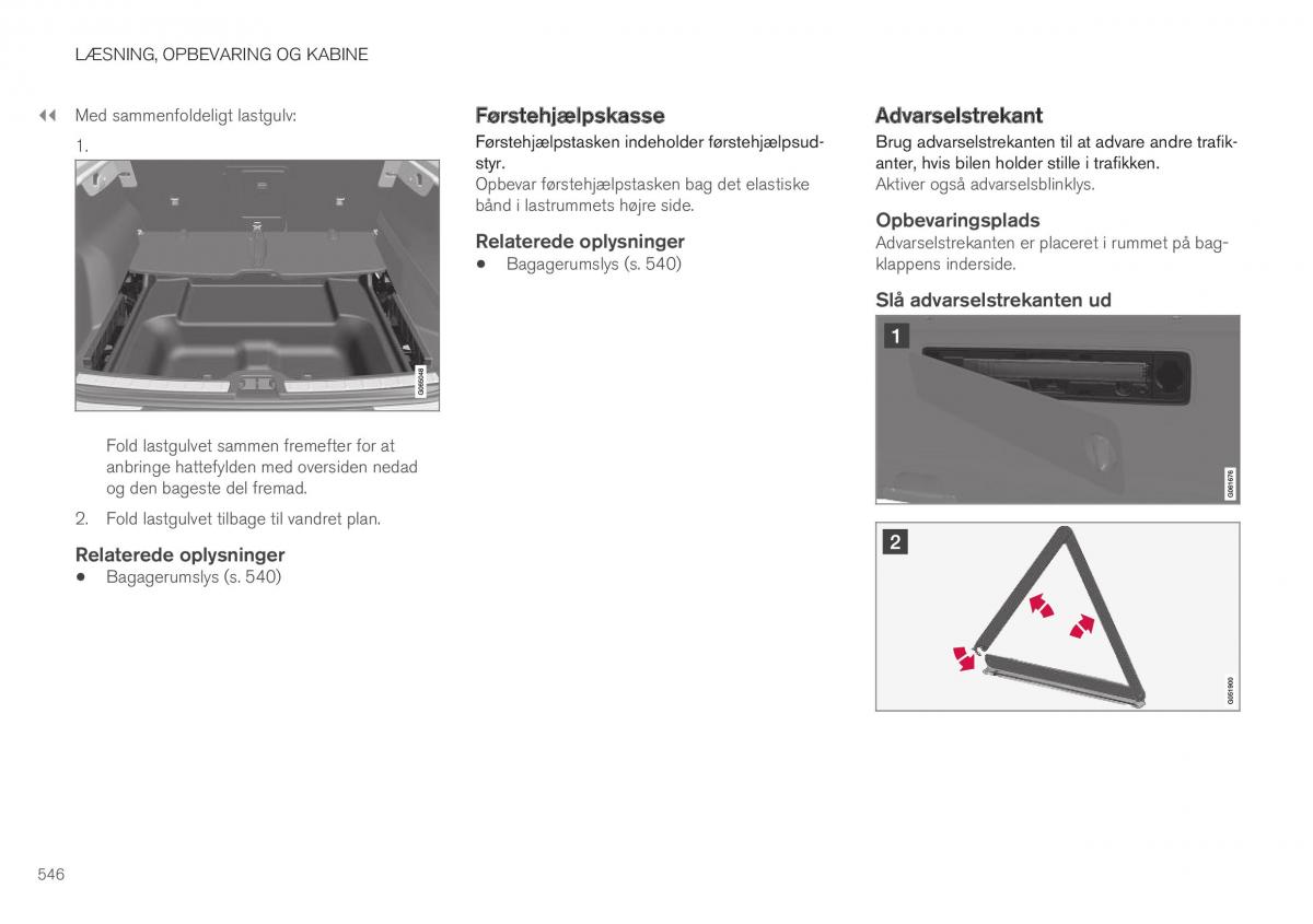 Volvo XC40 Bilens instruktionsbog / page 548