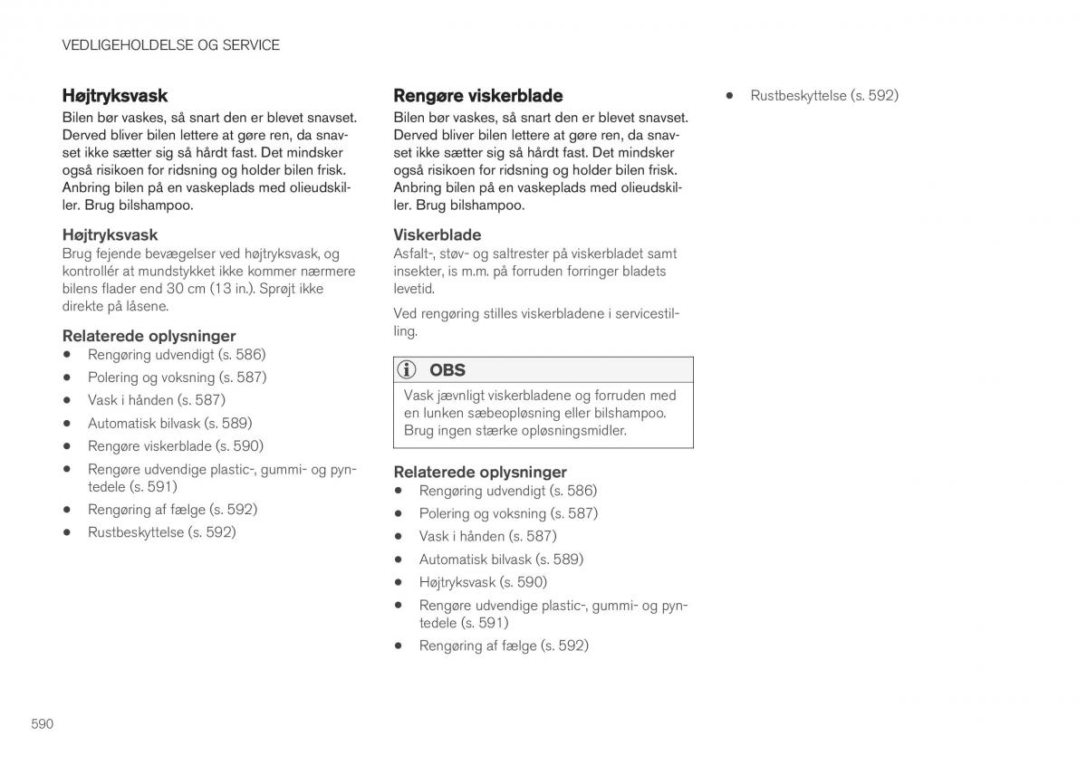 Volvo XC40 Bilens instruktionsbog / page 592