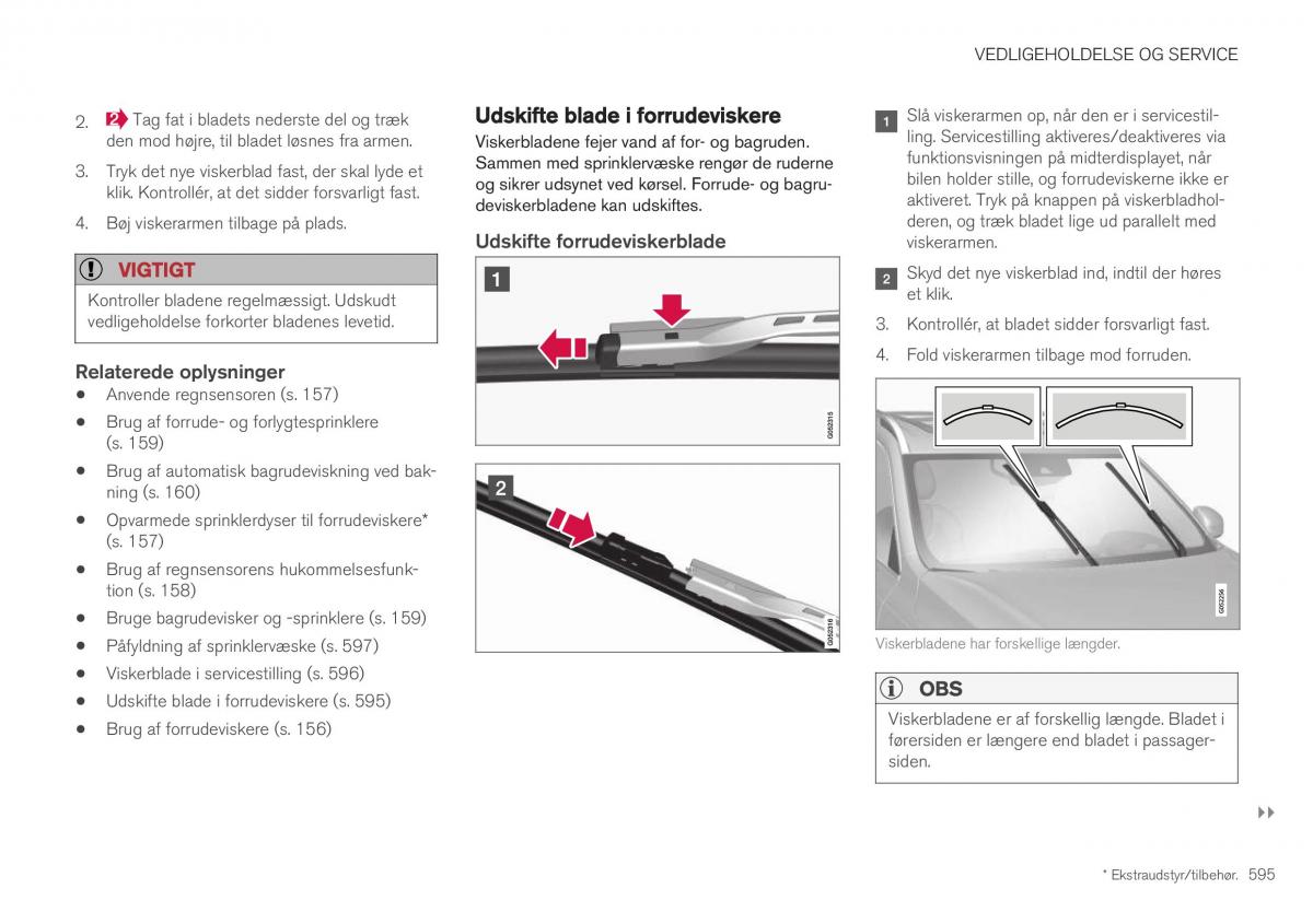 Volvo XC40 Bilens instruktionsbog / page 597