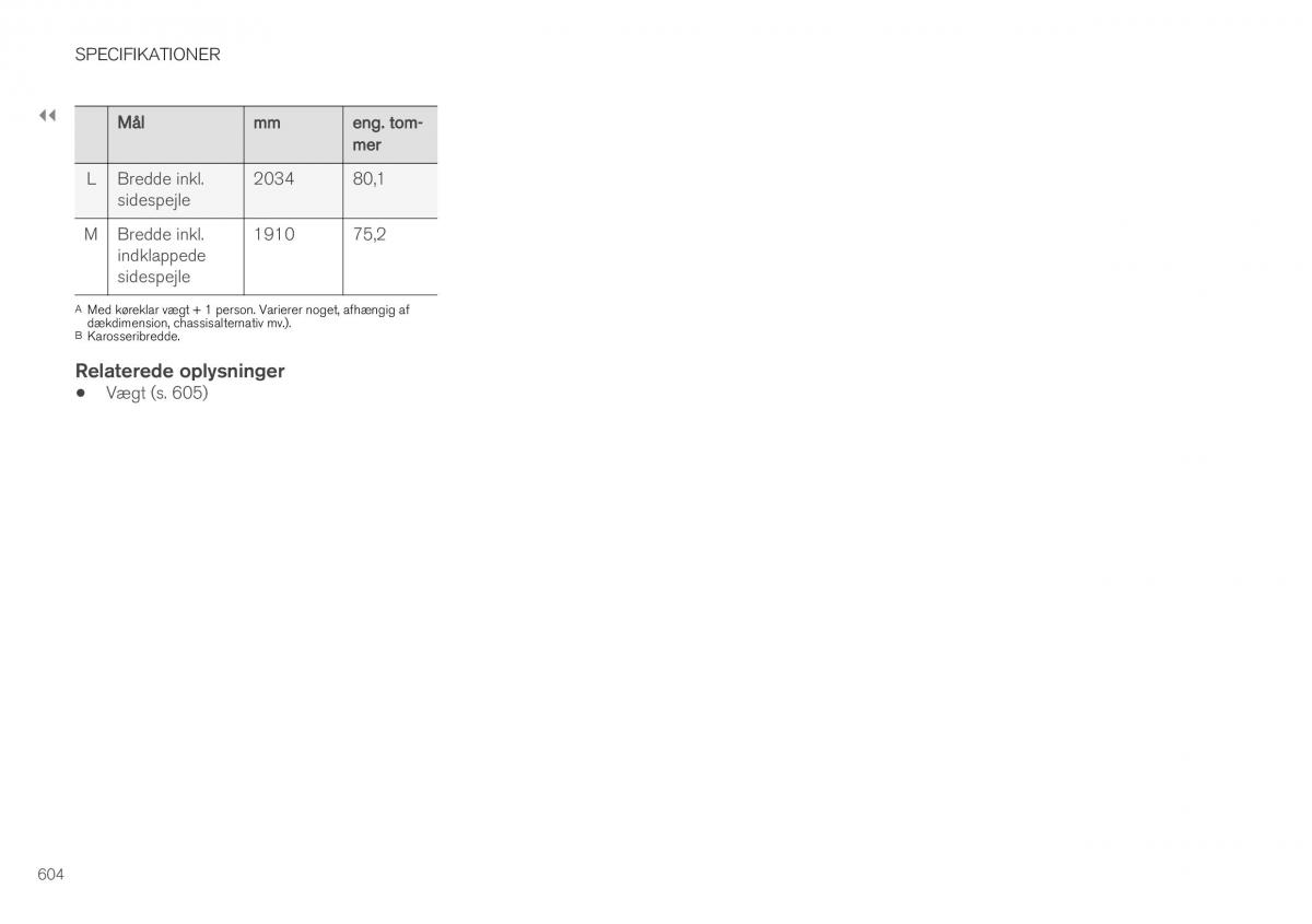 Volvo XC40 Bilens instruktionsbog / page 606