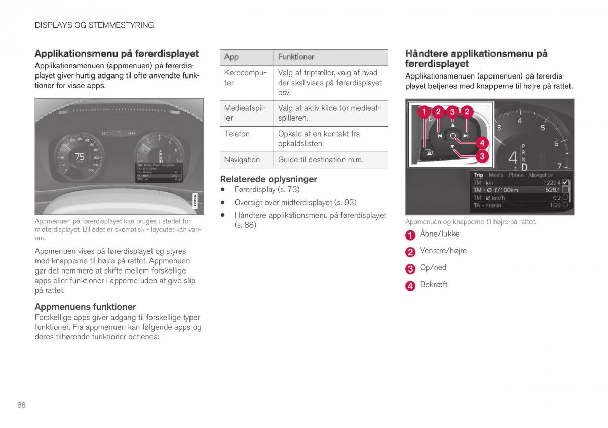 Volvo XC40 Bilens instruktionsbog / page 90