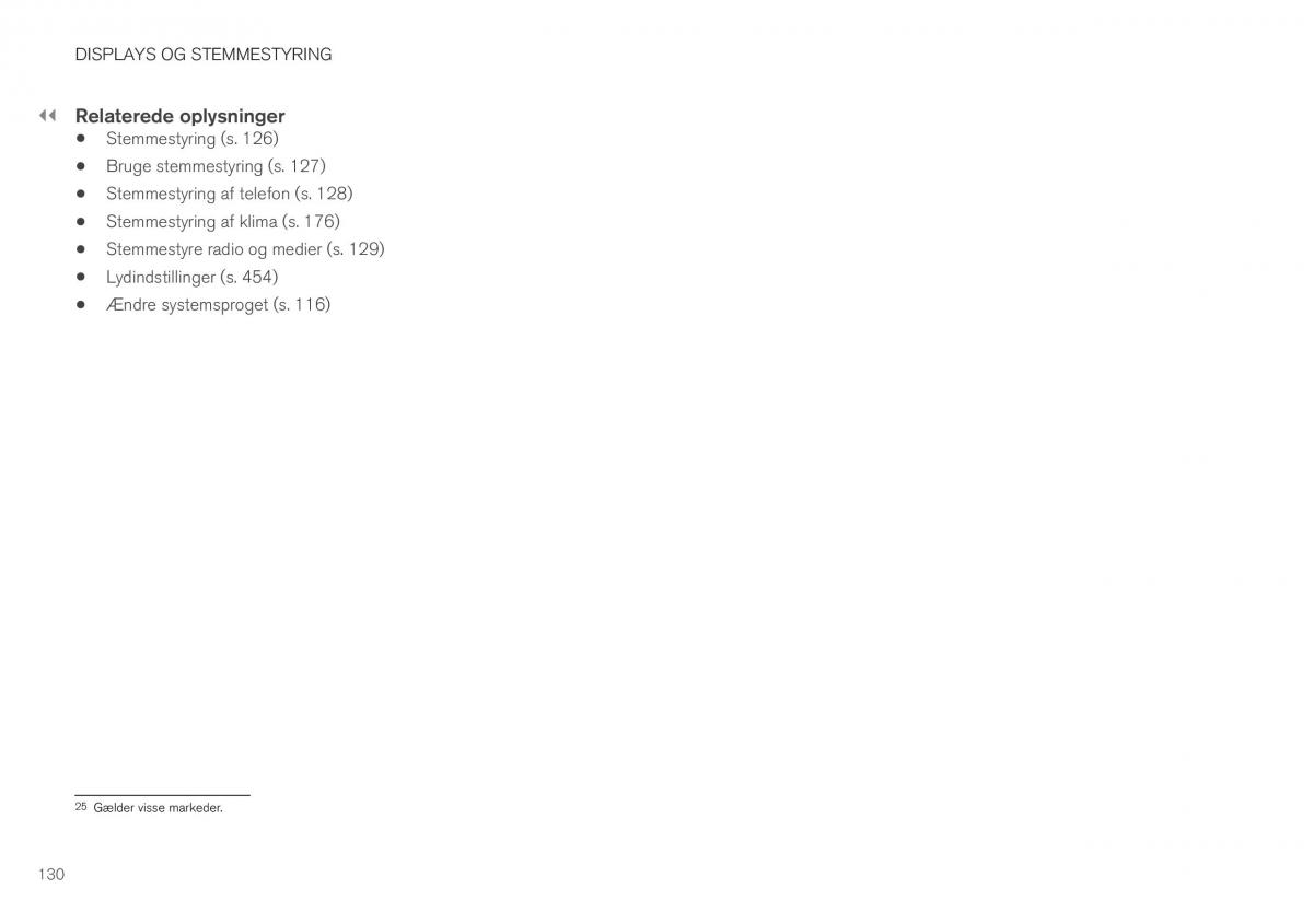 Volvo XC40 Bilens instruktionsbog / page 132