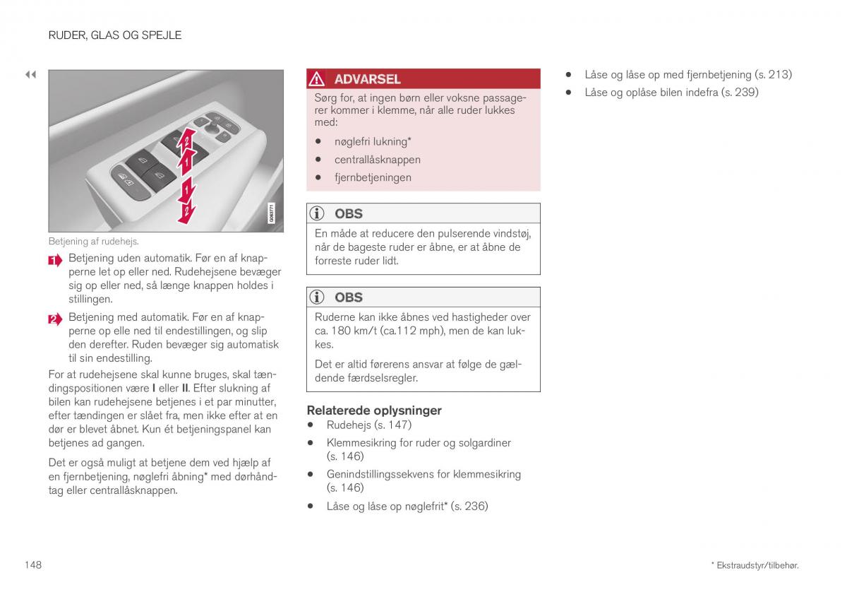 Volvo XC40 Bilens instruktionsbog / page 150