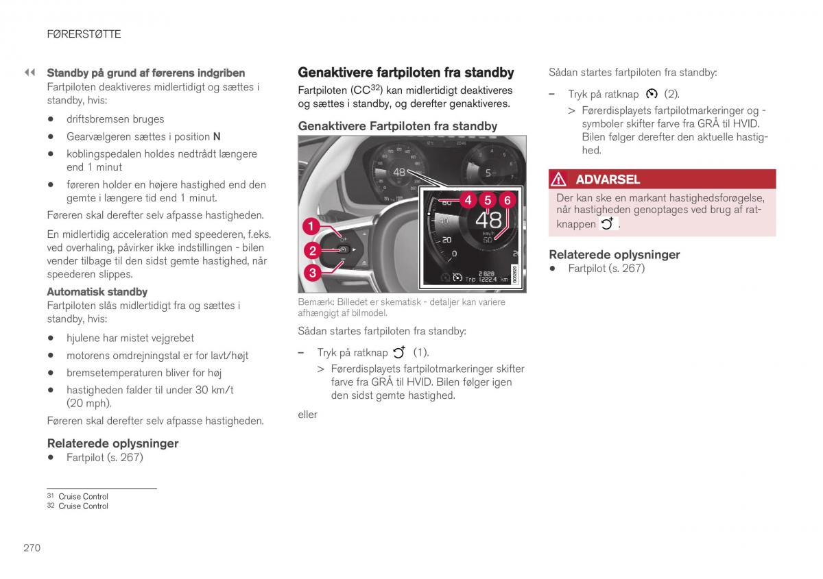 Volvo XC40 Bilens instruktionsbog / page 272