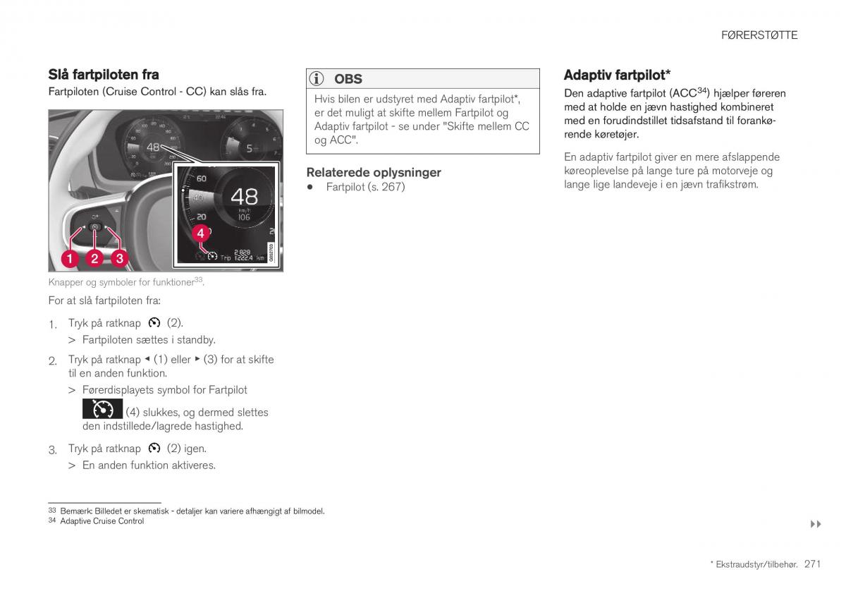 Volvo XC40 Bilens instruktionsbog / page 273