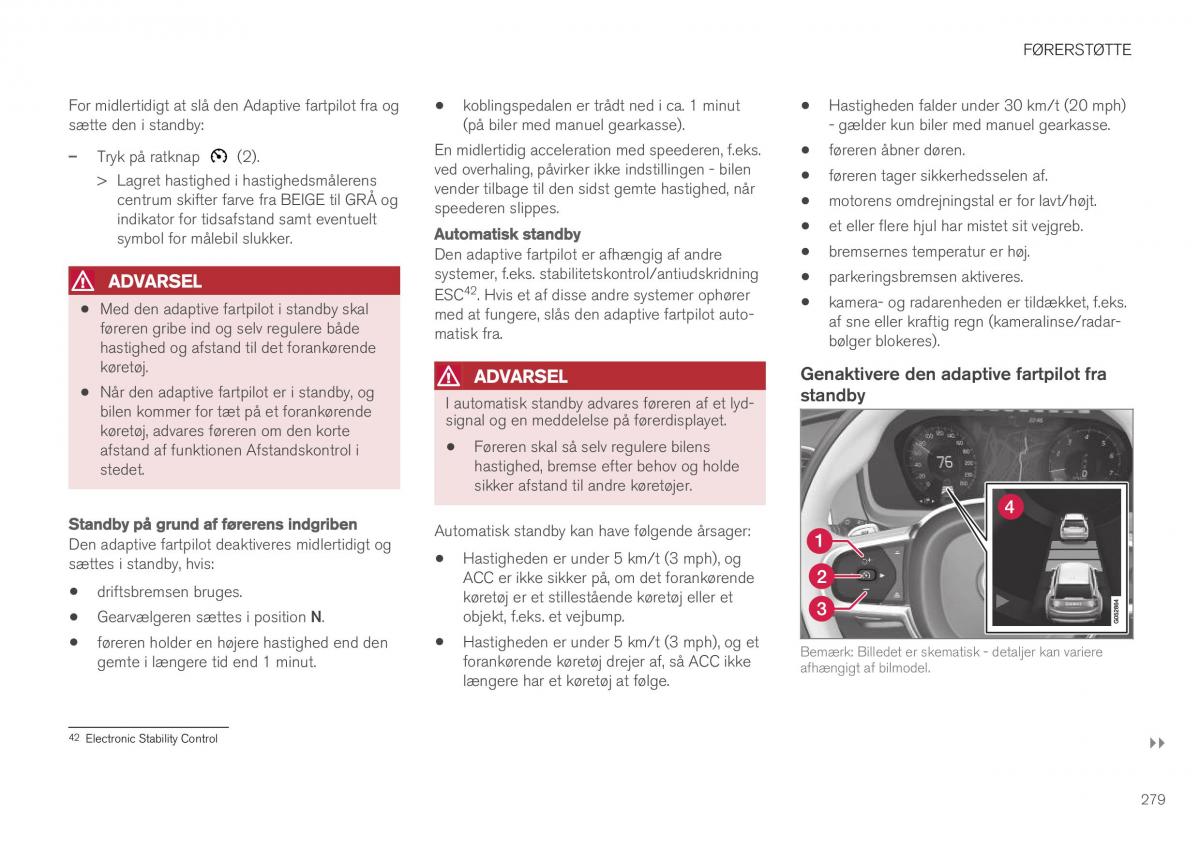 Volvo XC40 Bilens instruktionsbog / page 281