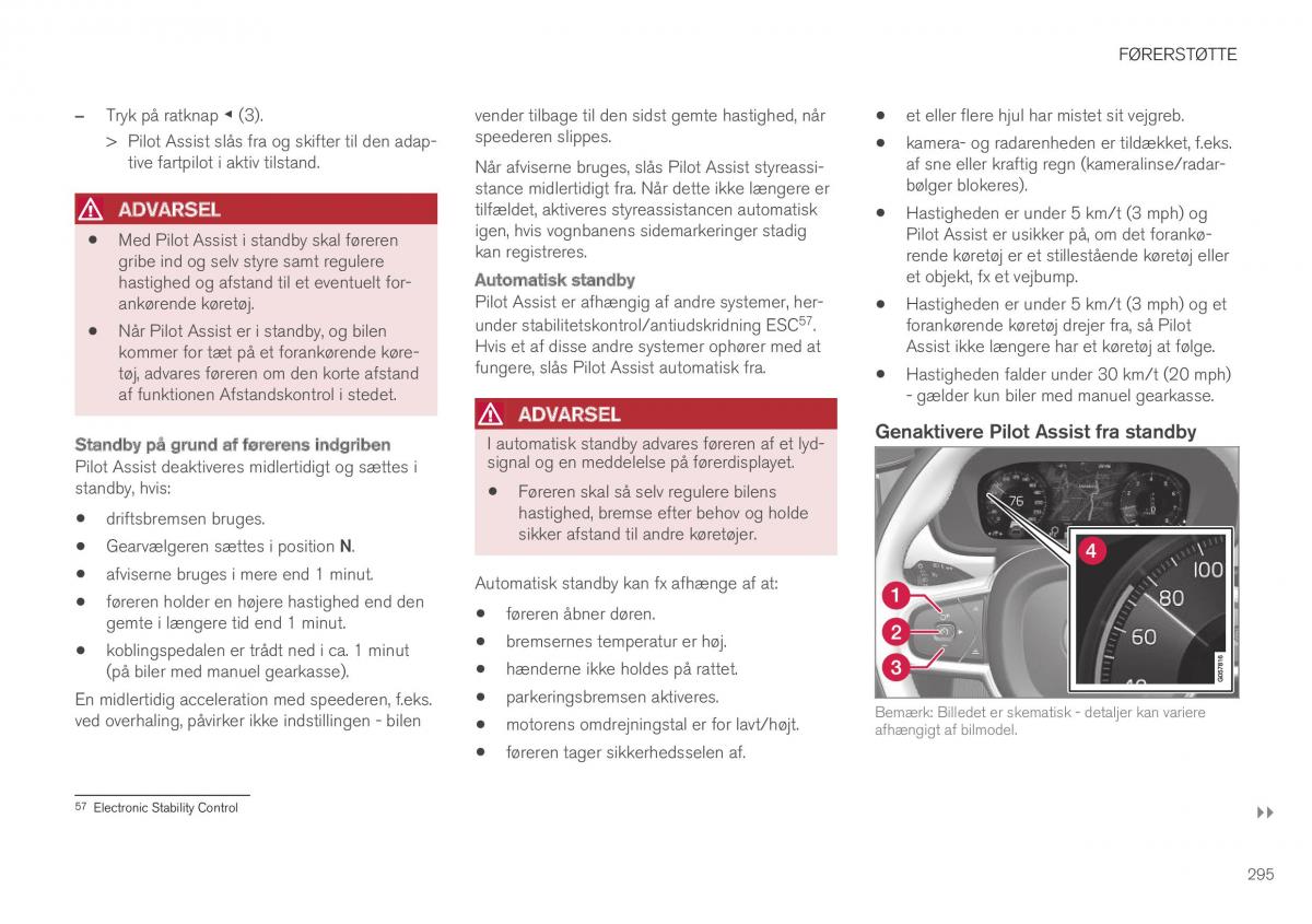 Volvo XC40 Bilens instruktionsbog / page 297