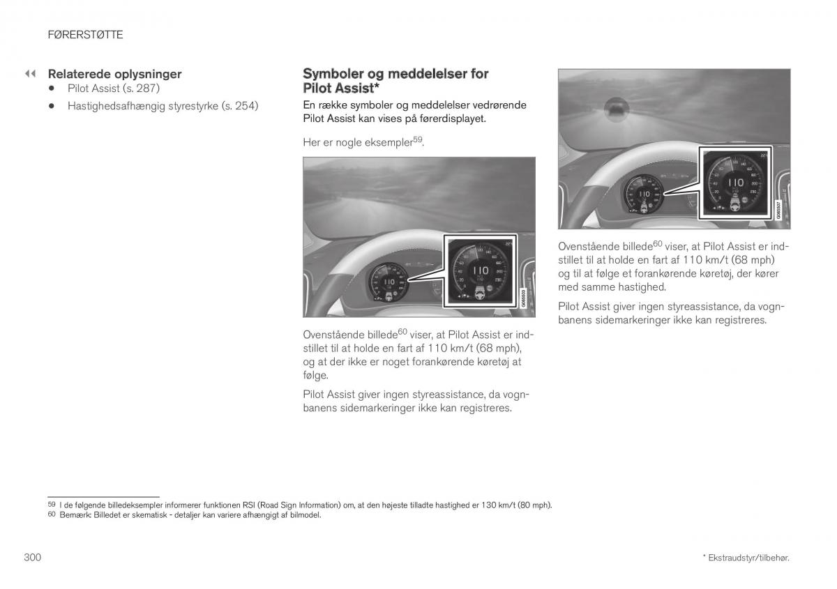 Volvo XC40 Bilens instruktionsbog / page 302