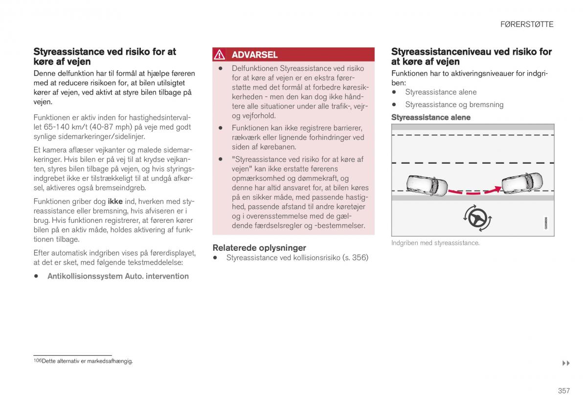 Volvo XC40 Bilens instruktionsbog / page 359