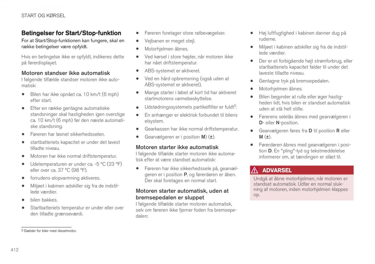 Volvo XC40 Bilens instruktionsbog / page 414